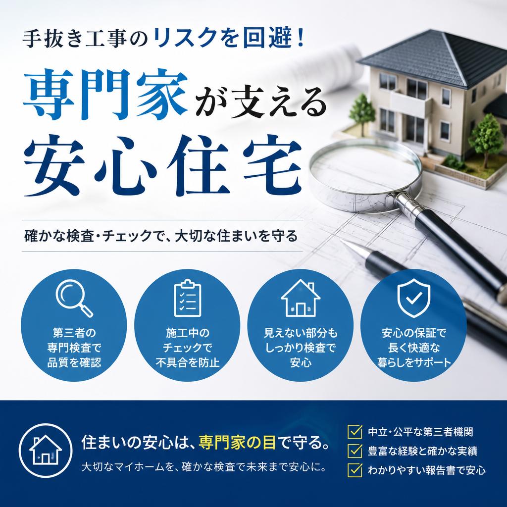 手抜き工事のリスクを回避！専門家が支える安心住宅