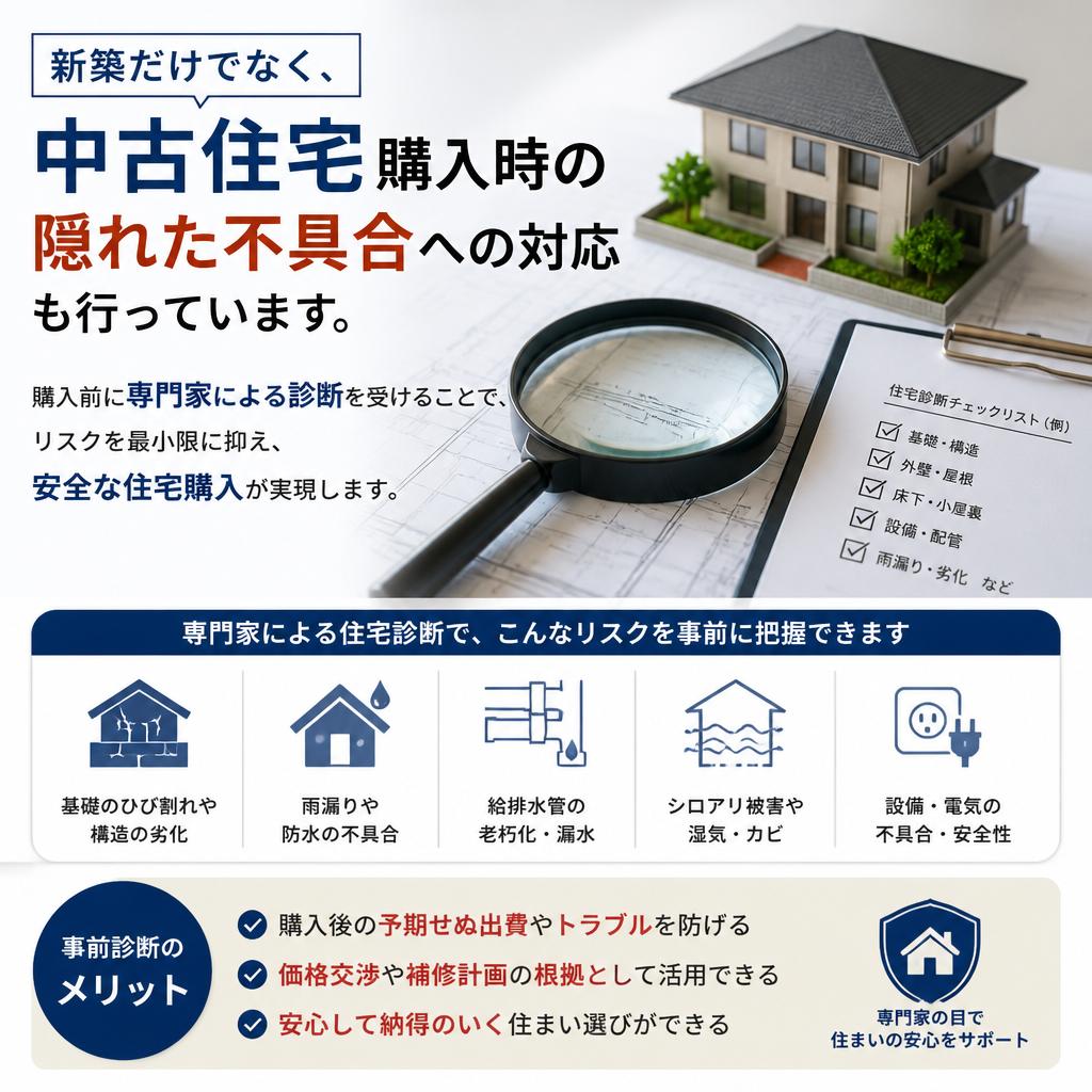 中古住宅の購入もサポート