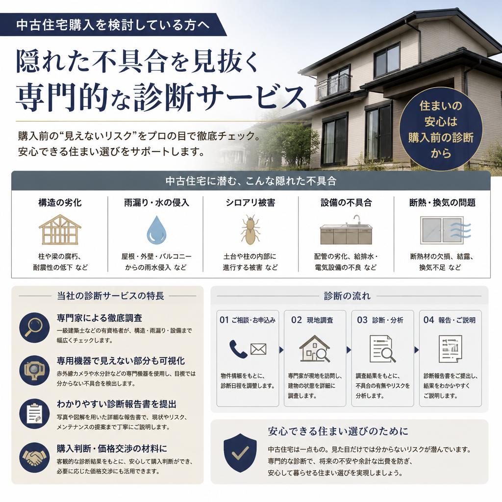 安心の中古物件診断