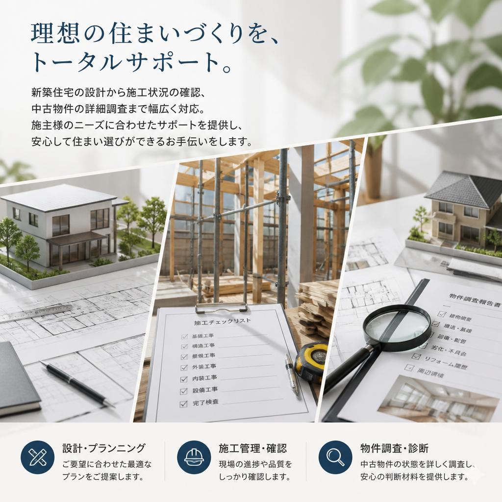 新築・中古物件、どちらにも対応