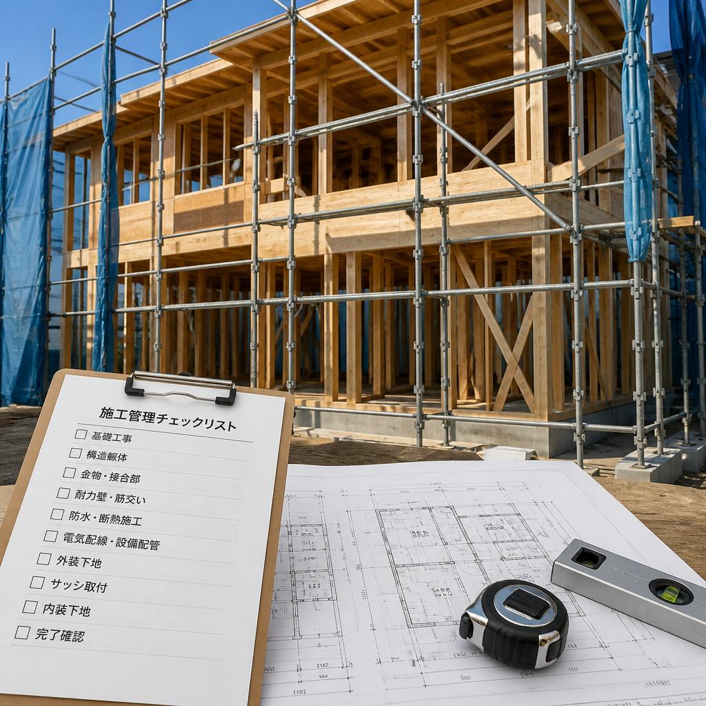 施工管理で安心の家づくりを実現