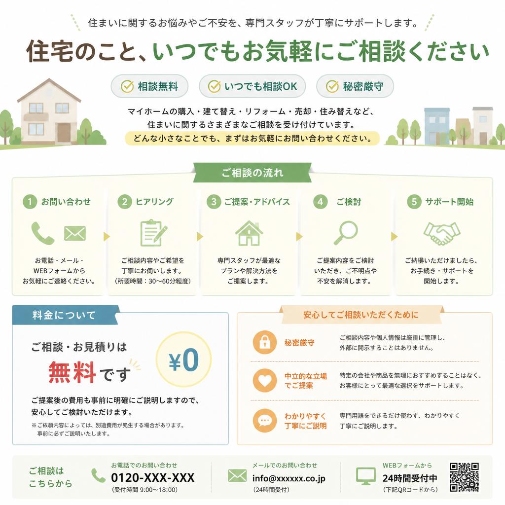 お問い合わせはお気軽に！