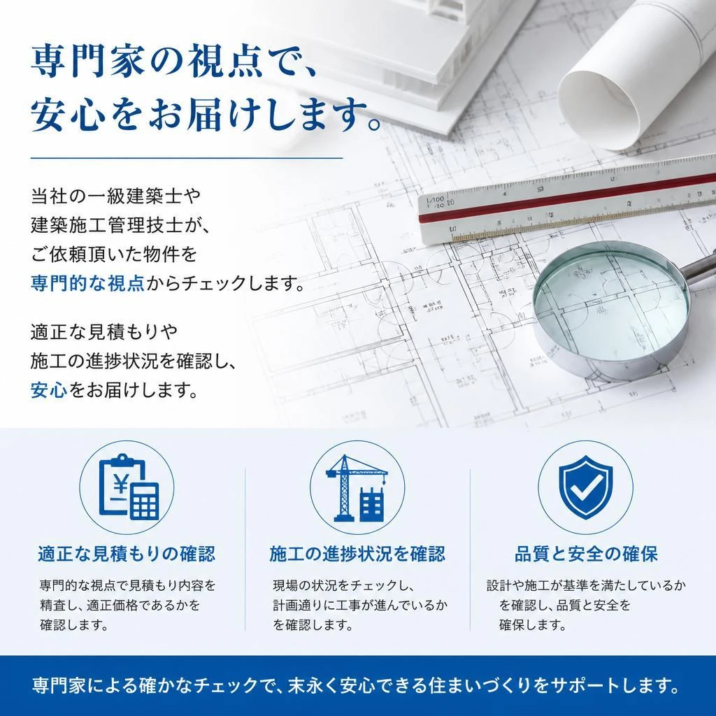 専門家による第三者的立場のチェック
