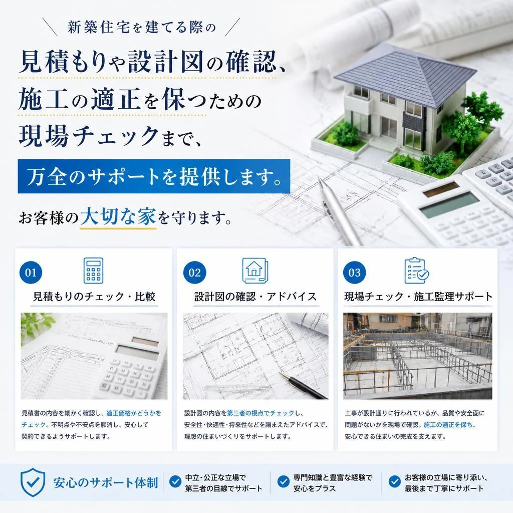 新築住宅の相談内容と対応