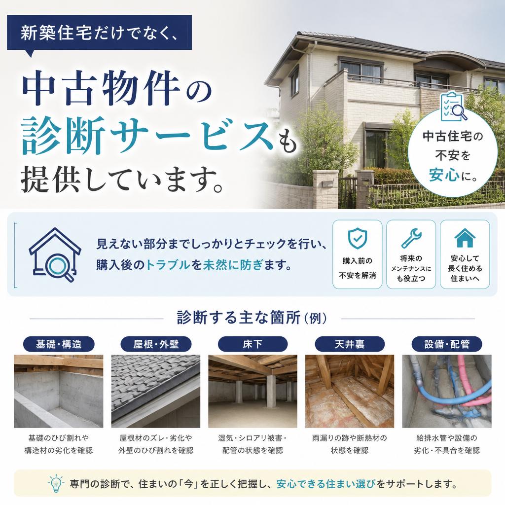 新築と中古物件、どちらもお任せ