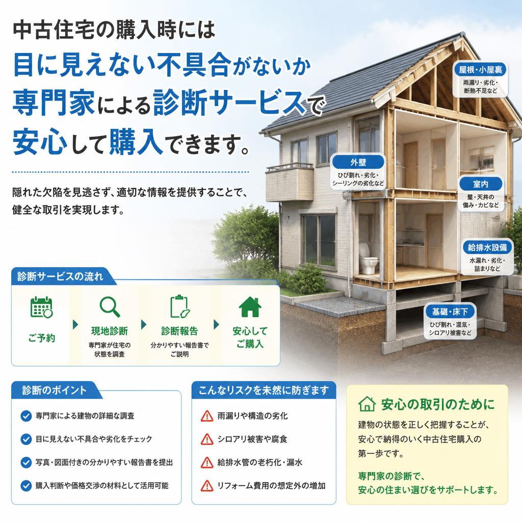 診断サービスでリスクを最小限に
