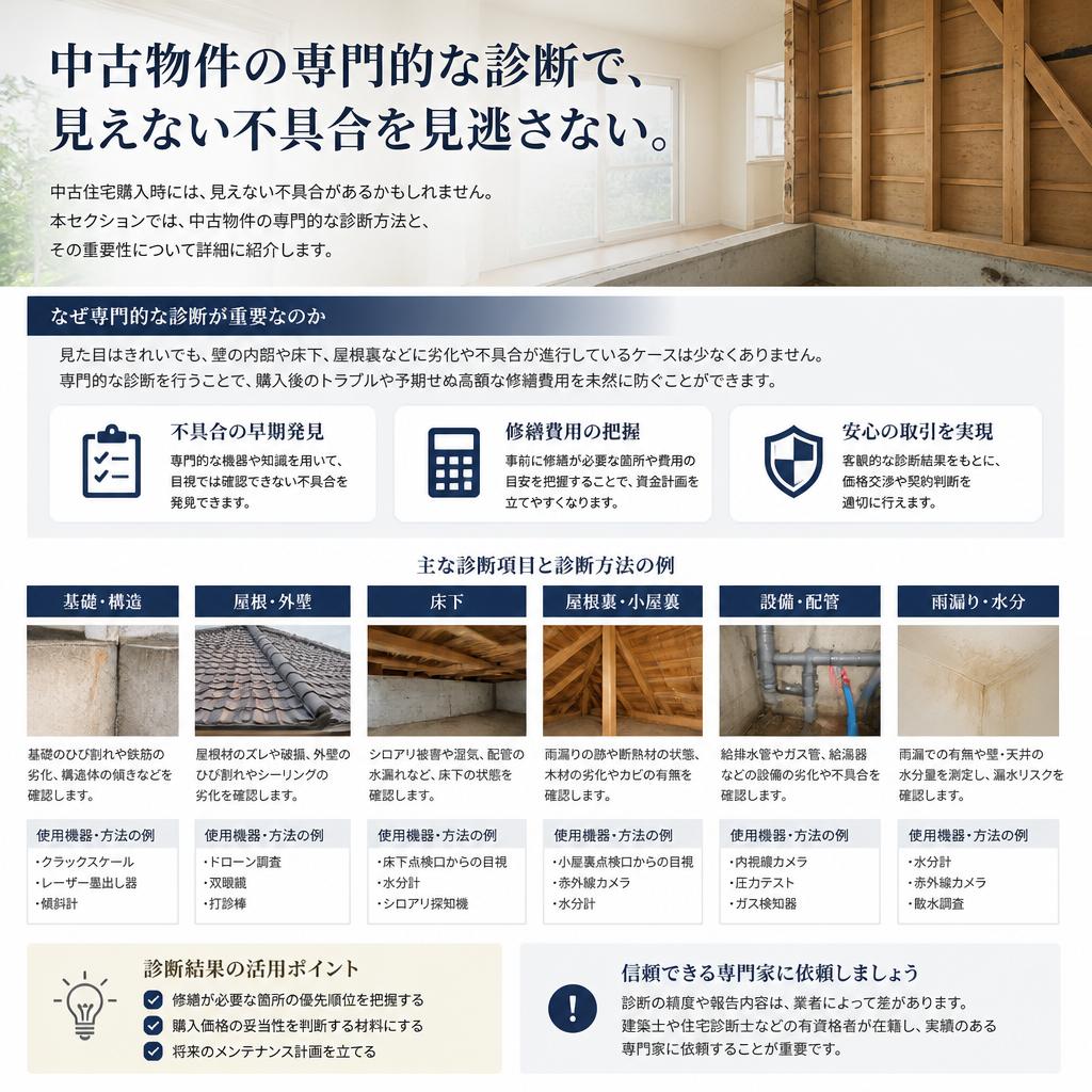 新築だけじゃない！中古物件の安心診断