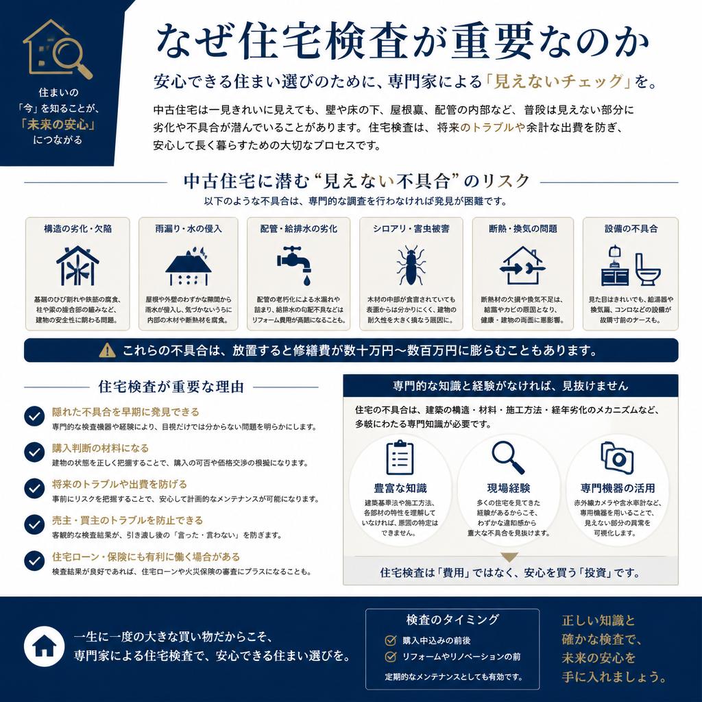 住宅検査の重要性