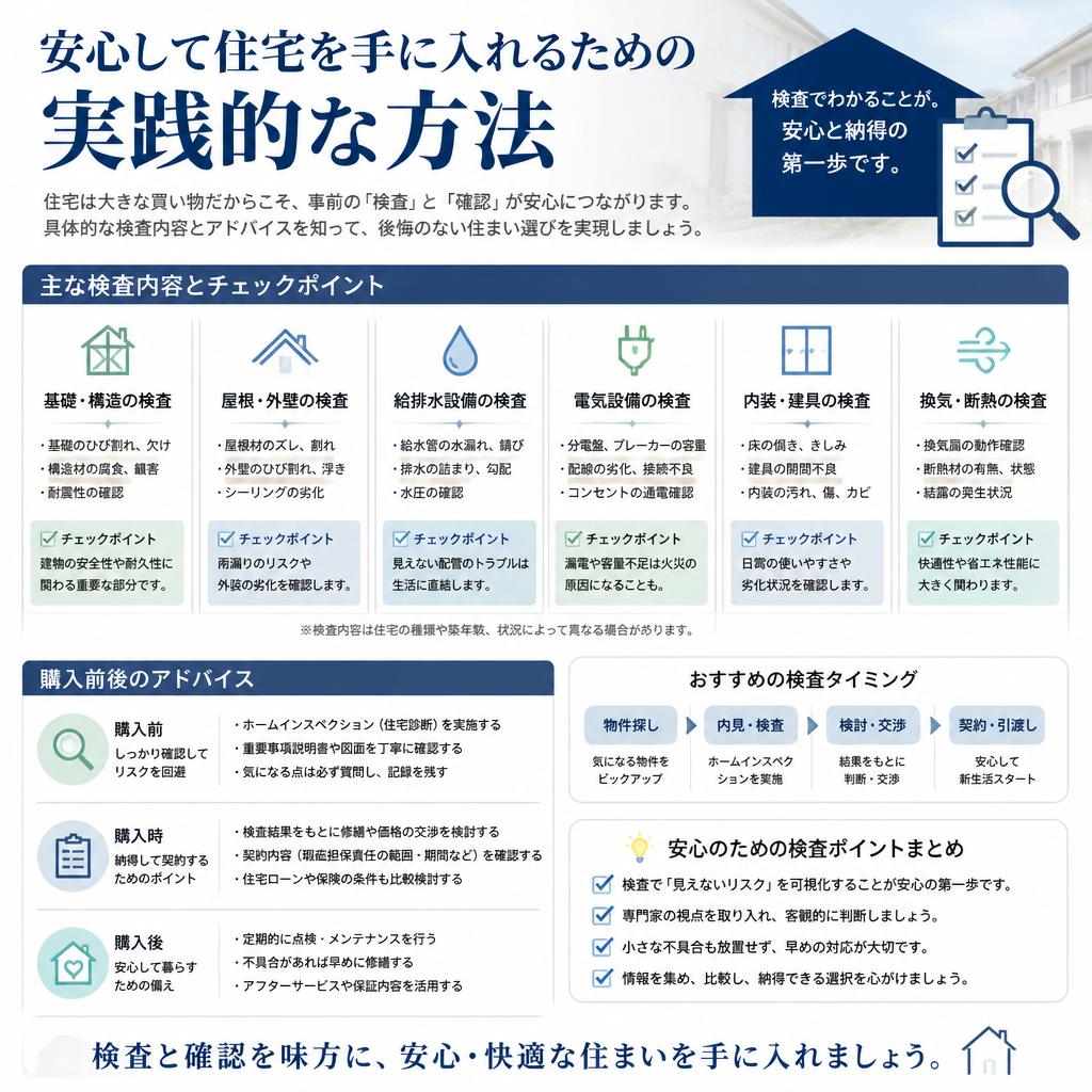 安心を手に入れるために