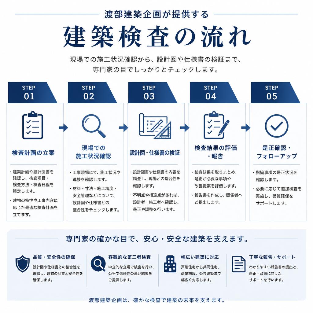 専門家による的確な建築検査