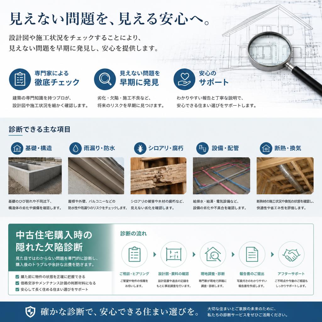 専門的診断で見つける潜むリスク