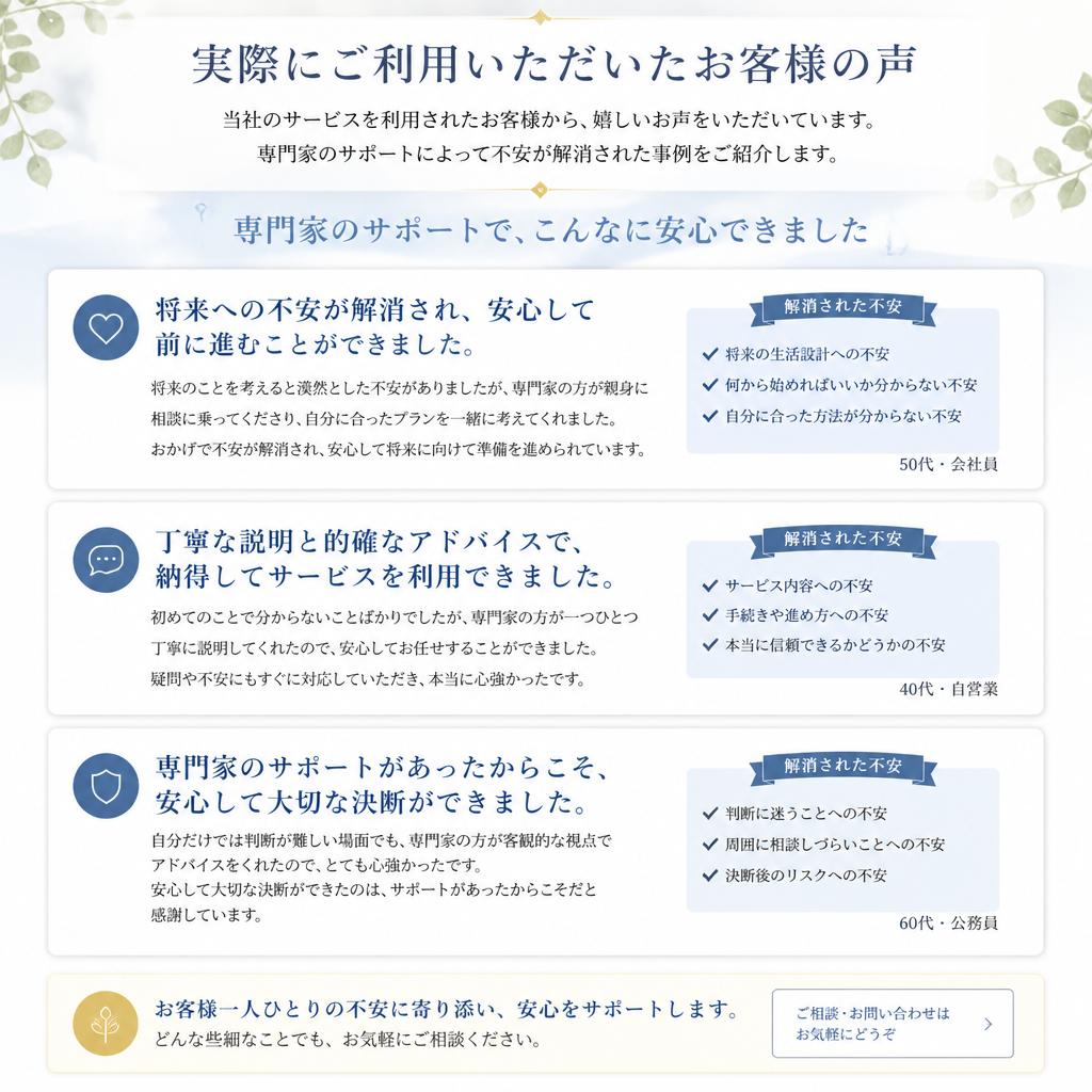 お客様の声