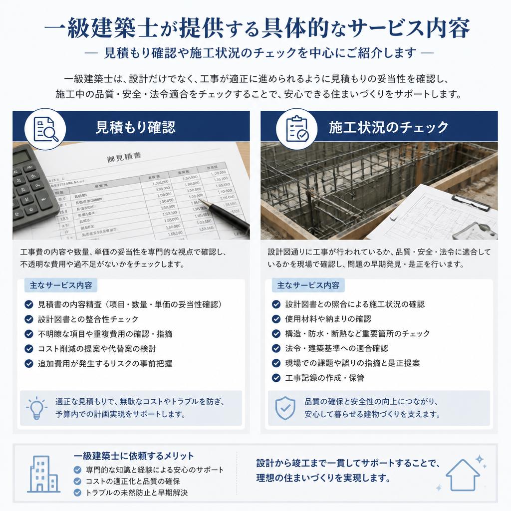 専門家が提供するサービス内容