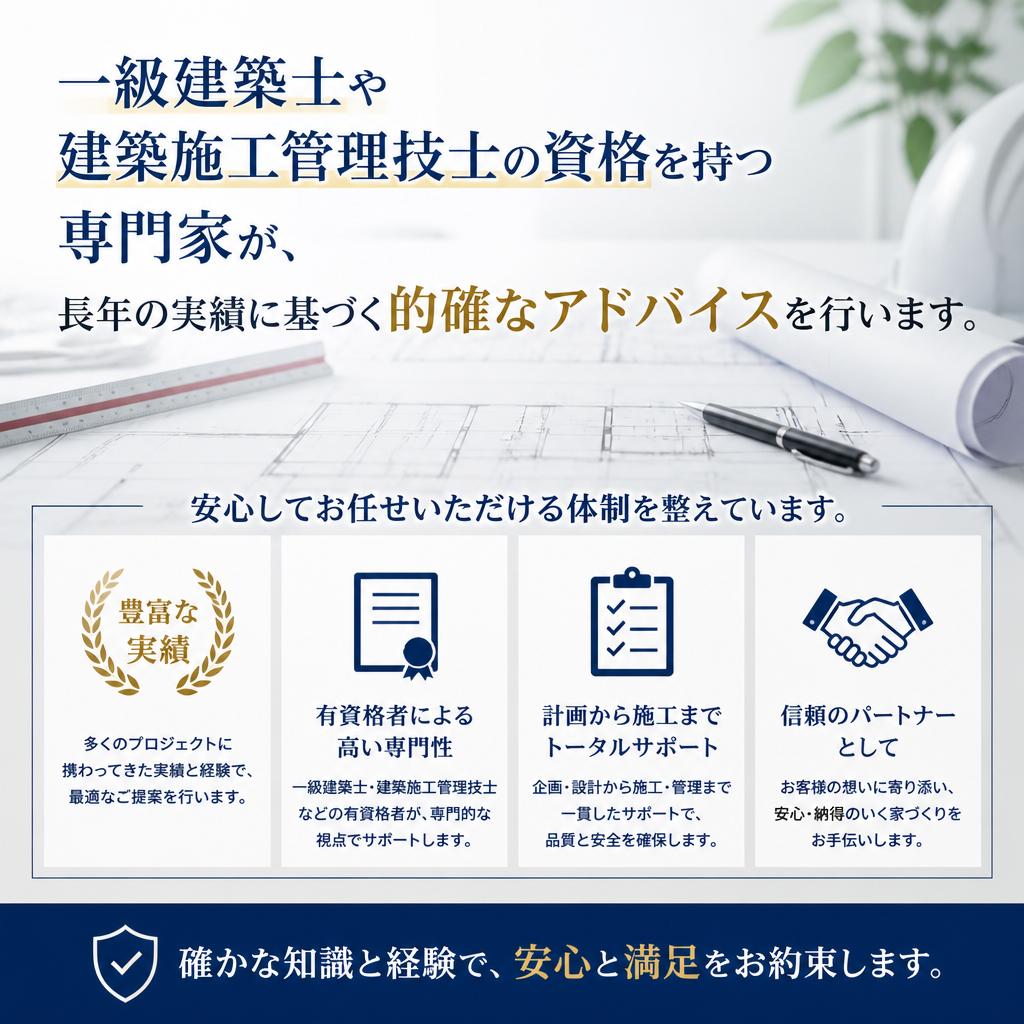 豊富な経験と確かな技術でサポート