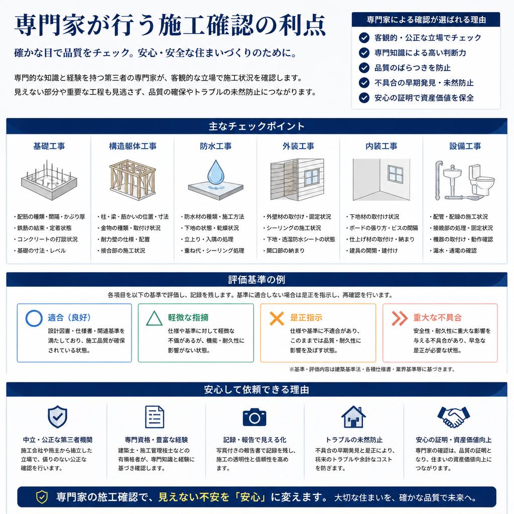 3. 専門家による施工確認の重要性