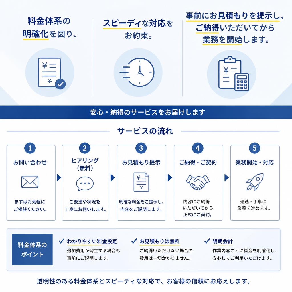透明性のある料金システム