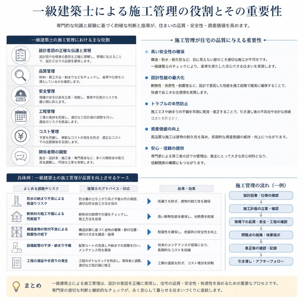 2. 専門家が行う施工管理の重要性