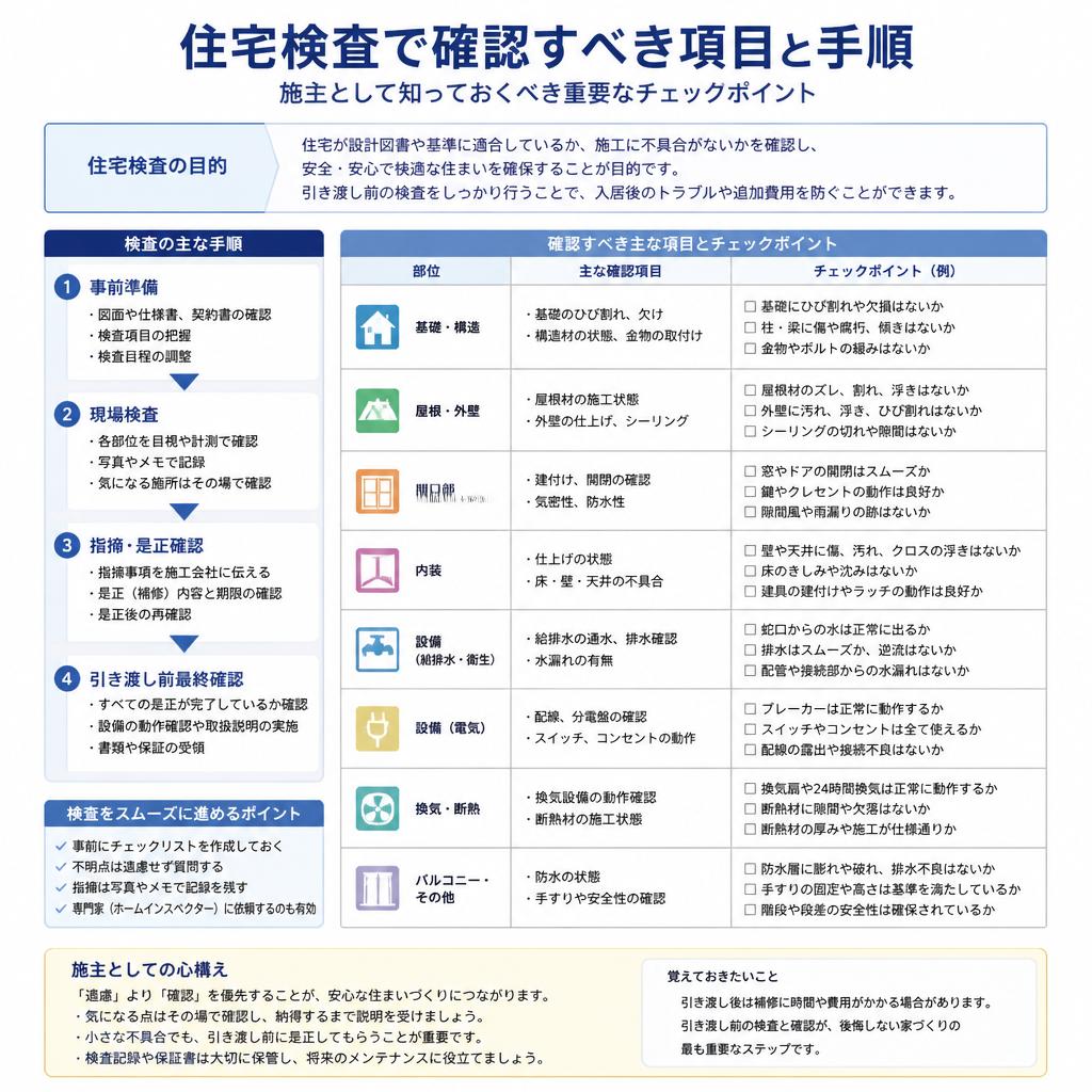 4. 具体的なチェックポイントと手順