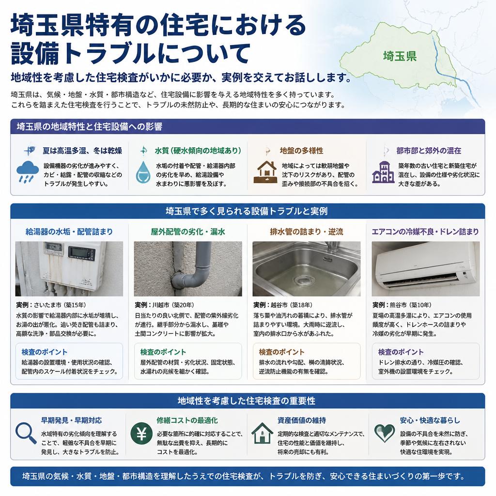 埼玉県ならではの設備トラブル