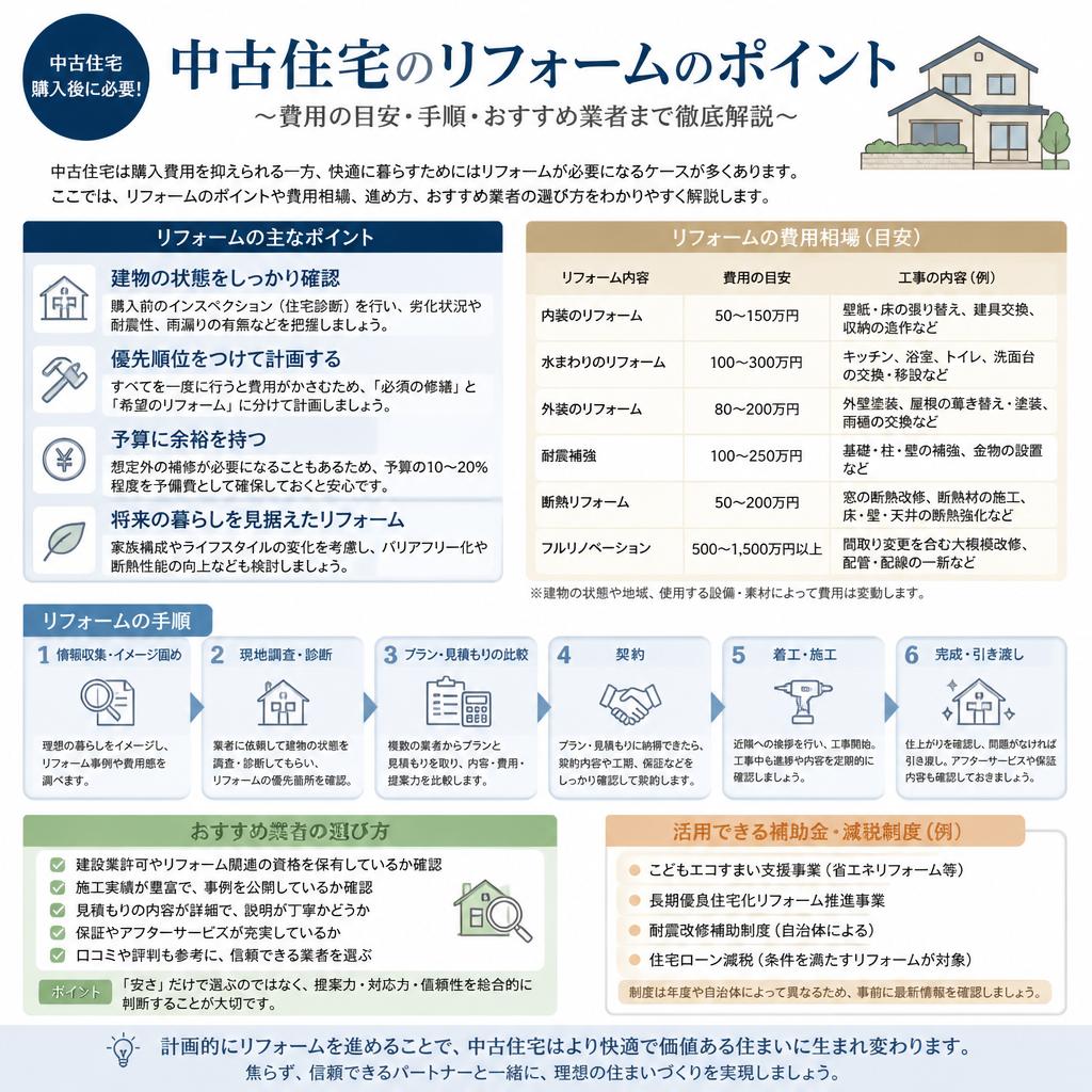 リフォームで住まいを甦らせる