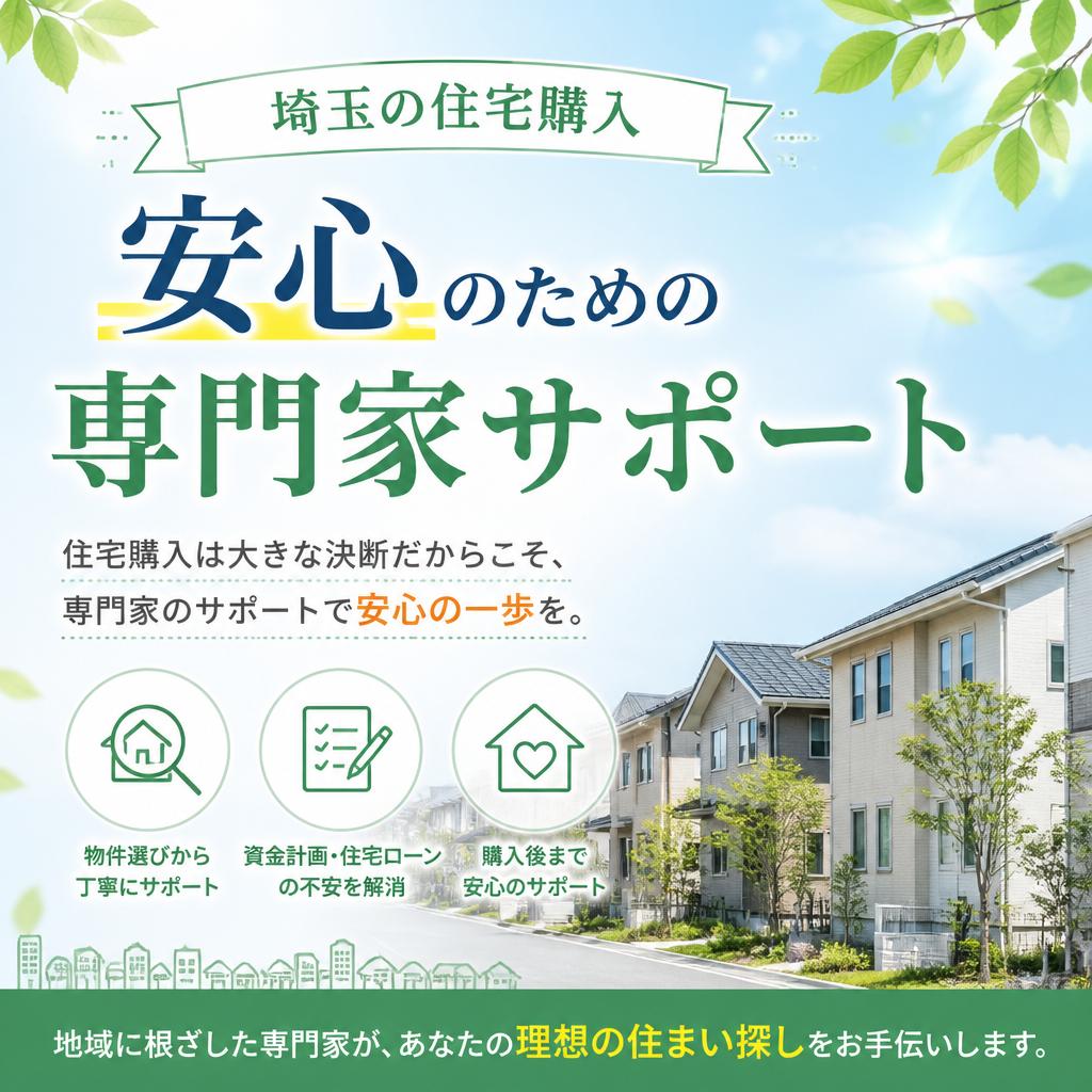 埼玉の住宅購入、安心のための専門家サポート