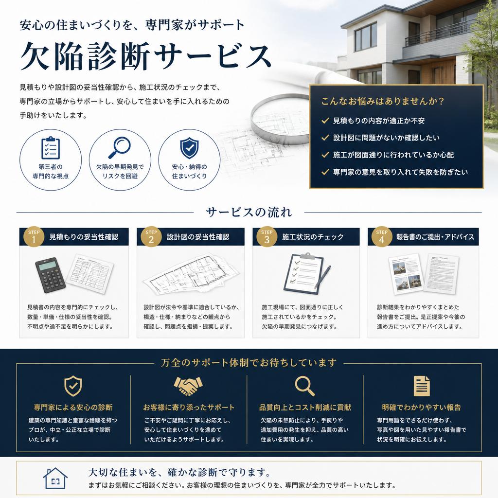 専門家による欠陥診断サービス