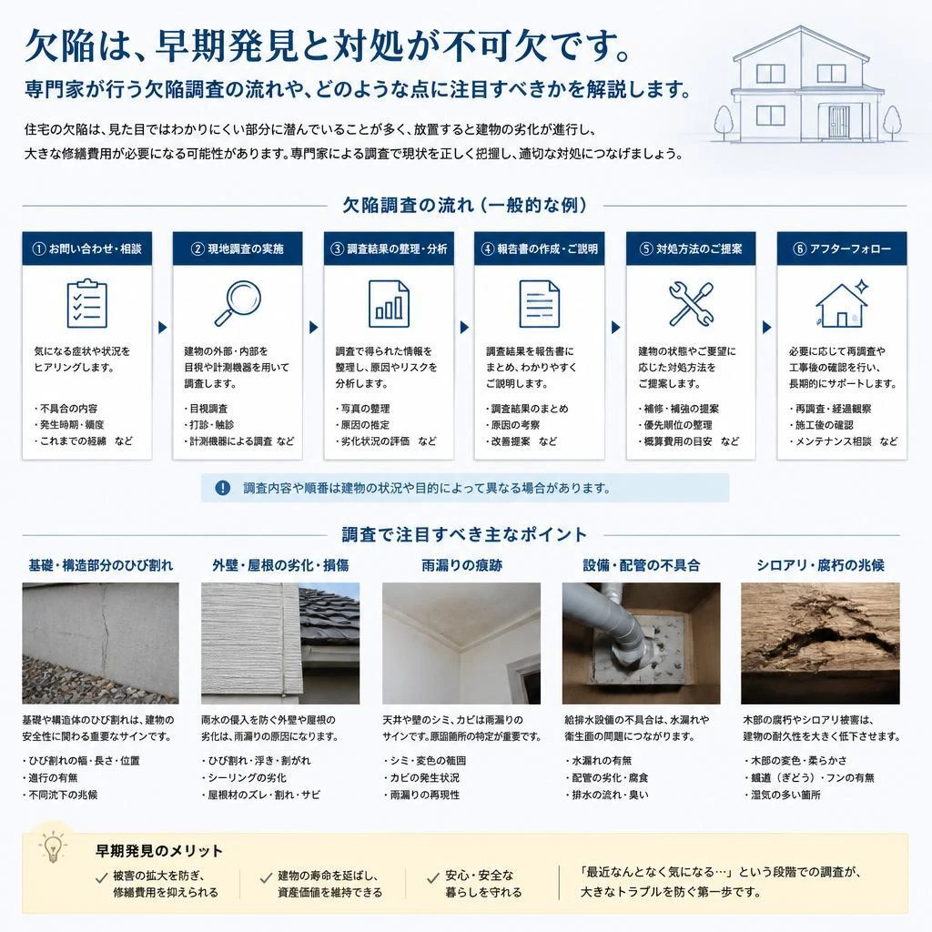 欠陥調査の重要性