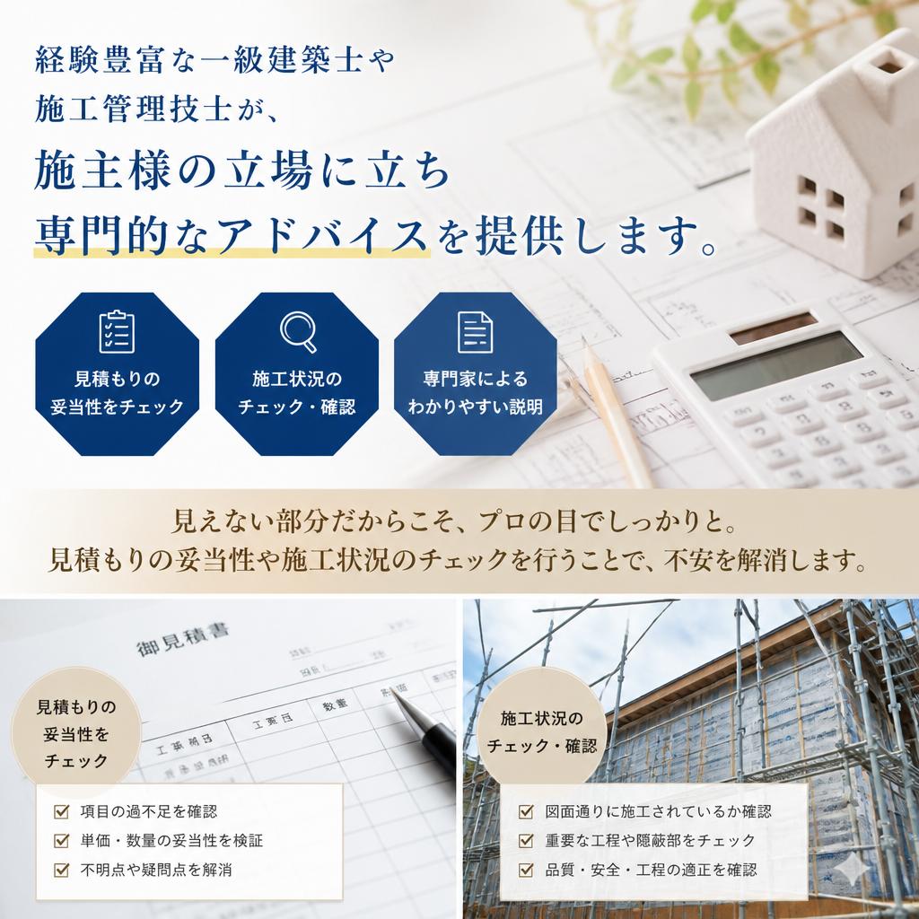 専門家の力で安心をプラス