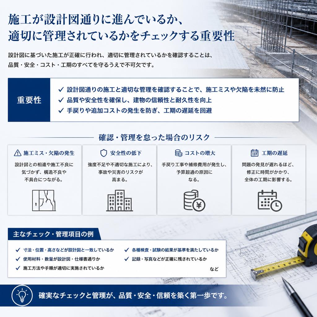 施工管理の重要性
