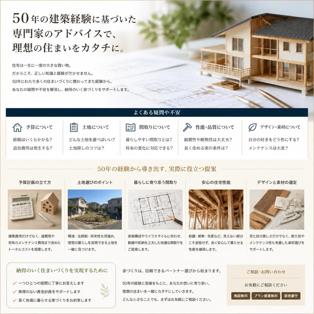 経験に基づくアドバイス